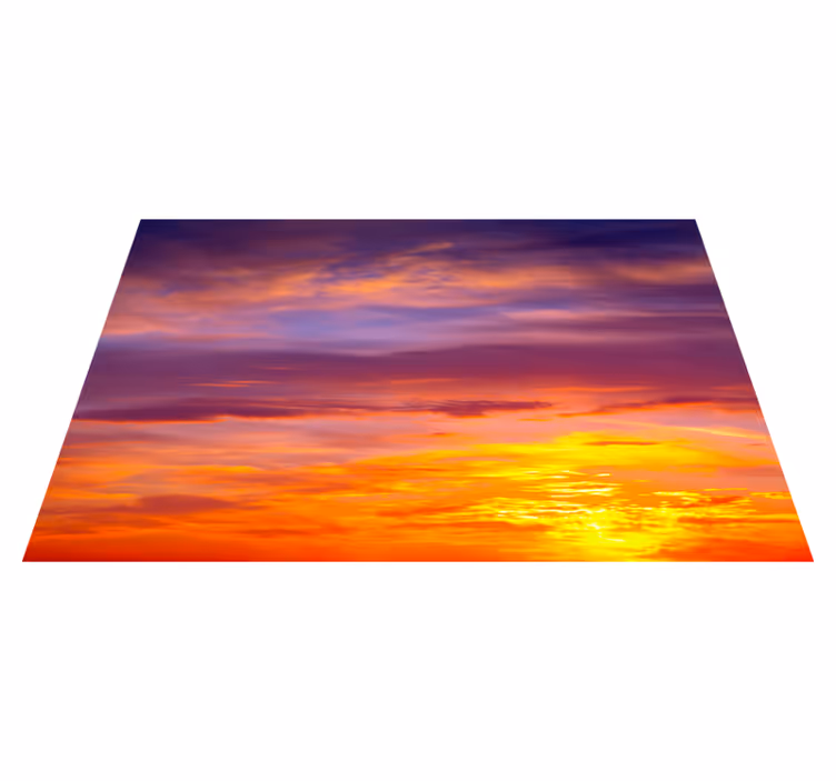 Individuais de mesa originais Cores estéticas do pôr do sol color - TenStickers