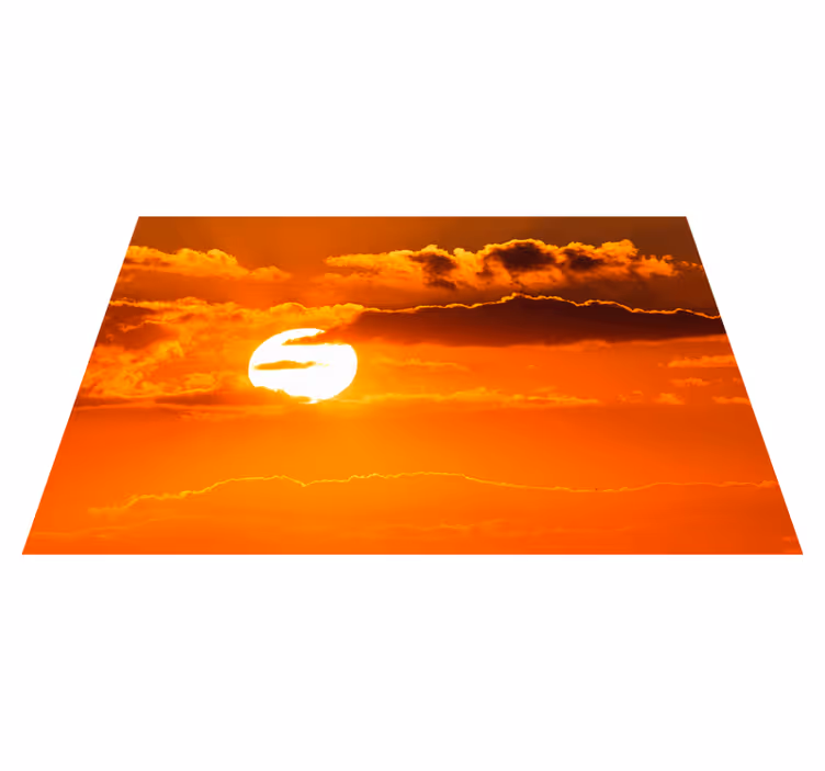 Individuais de mesa modernos cena do céu ao pôr do sol - TenStickers
