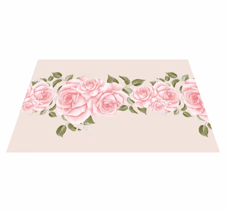 Individuais de mesa originais arranjo elegante de rosas - TenStickers