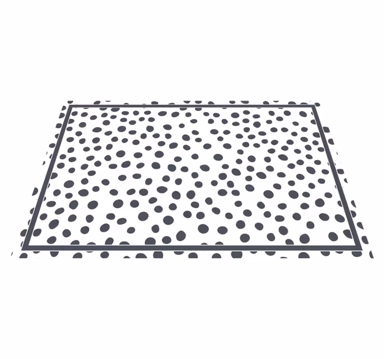 Individuais de mesa de texturas estilo poá - TenStickers