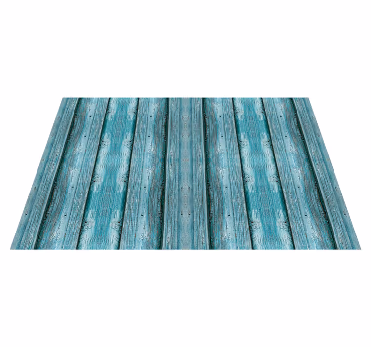 Individuais de mesa de texturas efeito madeira azul - TenStickers