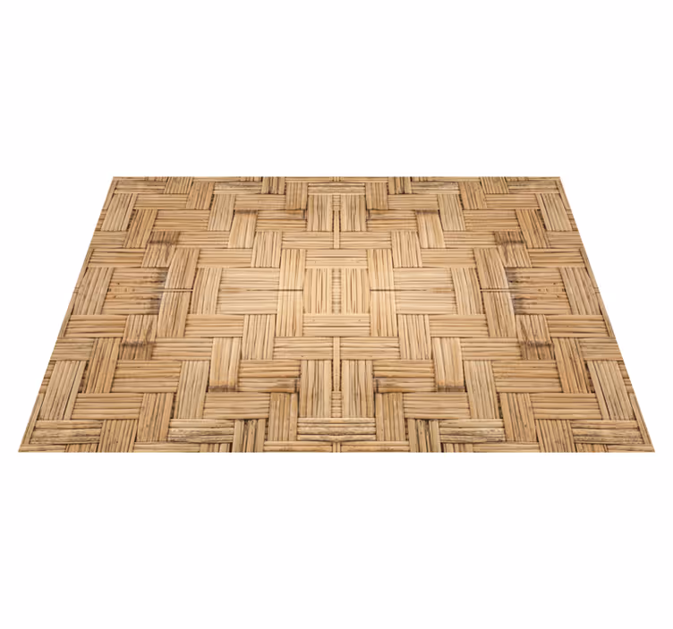 Individuais de mesa de texturas superfície de bambu trançado - TenStickers