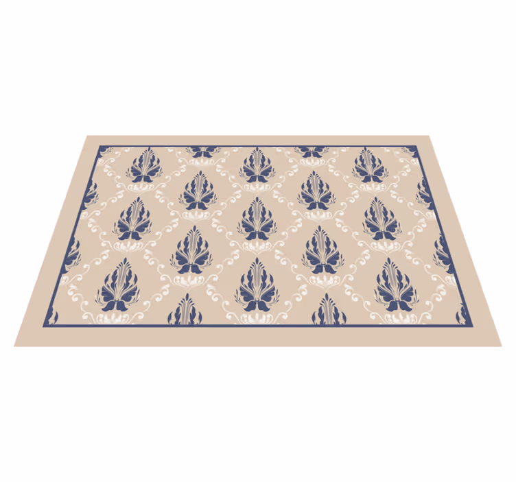 Individuais de mesa de texturas ideia de folha elegante - TenStickers