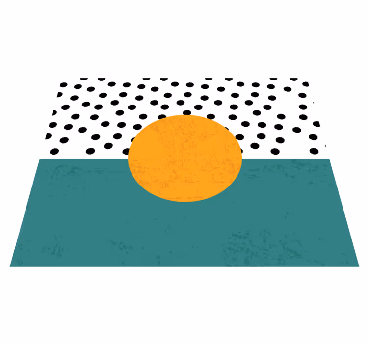 Individuais de mesa modernos com base de bolinhas ousadas - TenStickers