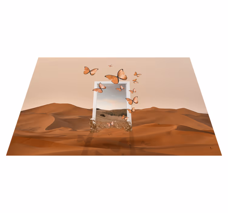 Individuais de mesa originais quadro de borboletas emergindo - TenStickers