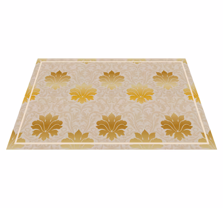 Individuais de mesa de texturas fundo floral elegante - TenStickers