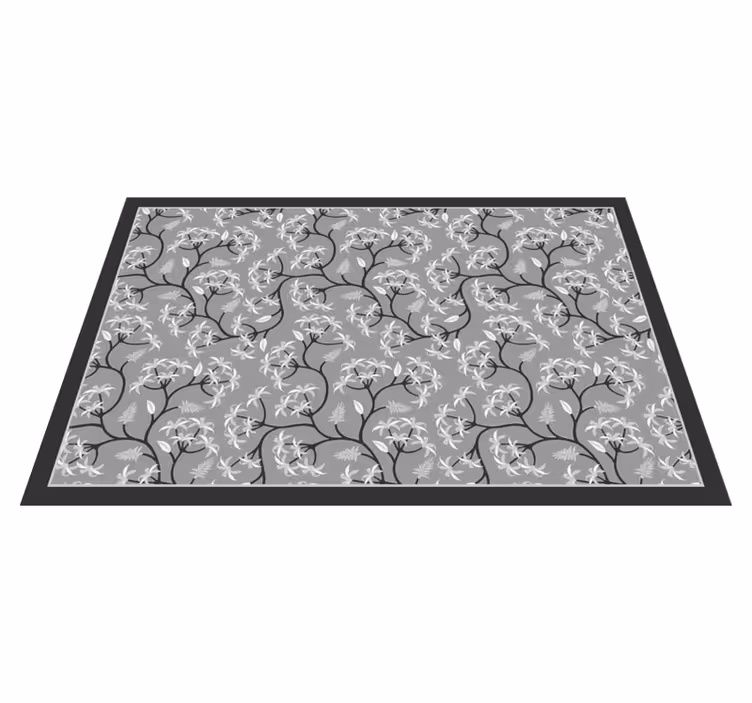 Individuais de mesa de natal com padrão de ramos florais - TenStickers