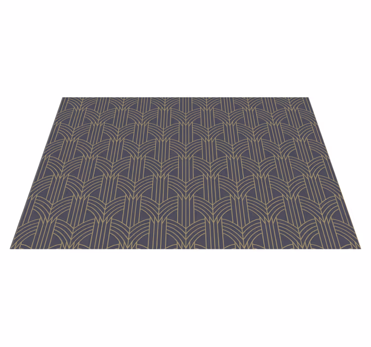 Individuais de mesa elegantes Padrão geográfico estilo "art déco" - TenStickers