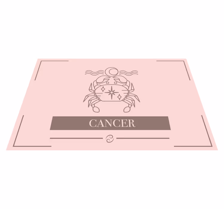 Individual de mesa signo do caranguejo - TenStickers