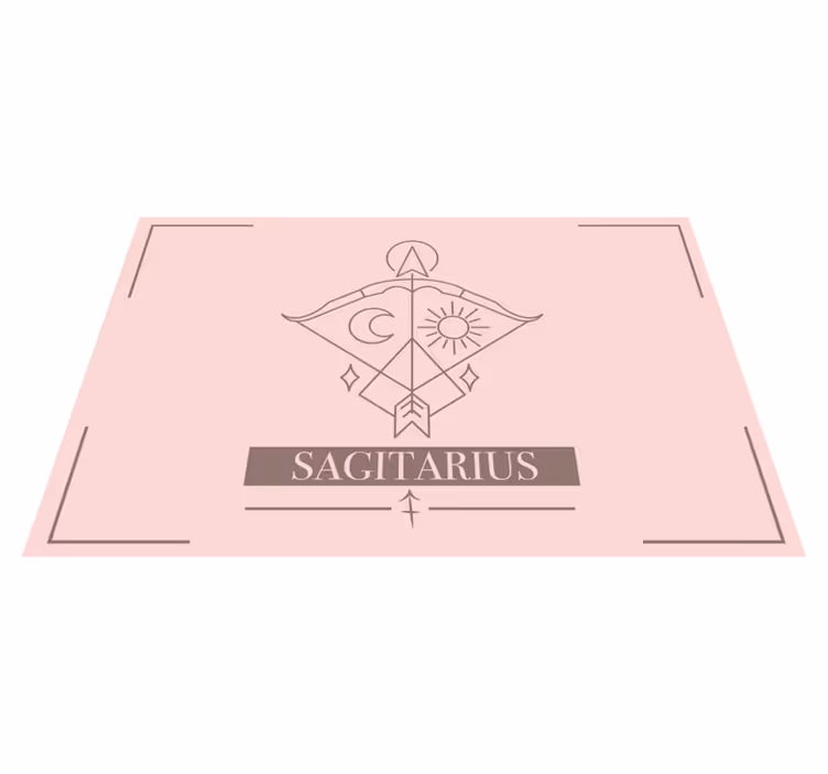 Individuais de mesa em vinil Signo sagitário - TenStickers