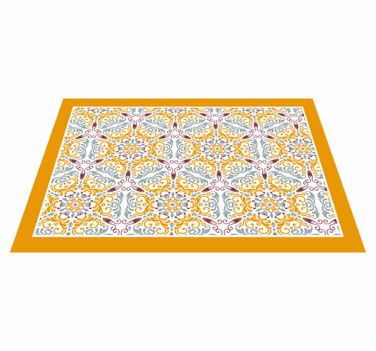 Individuais de mesa originais com padrão ornamental elegante - TenStickers