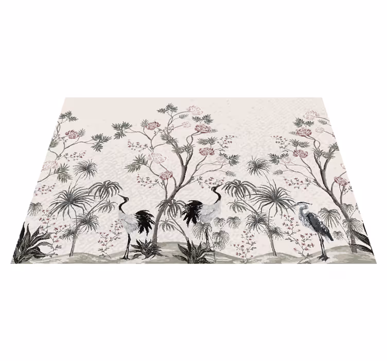 Individuais de mesa originais estilo vintage oriental - TenStickers