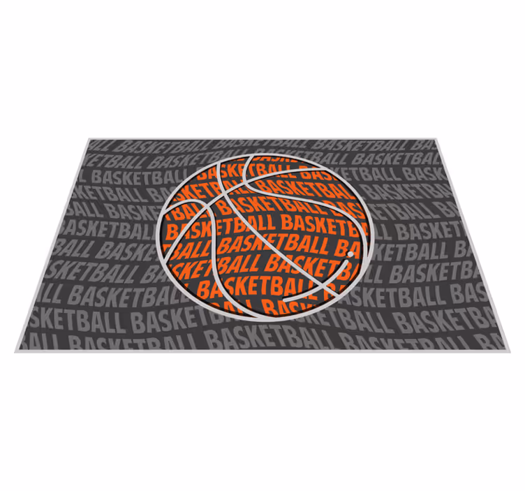 Individuais de mesa em vinil bola de basket - TenStickers