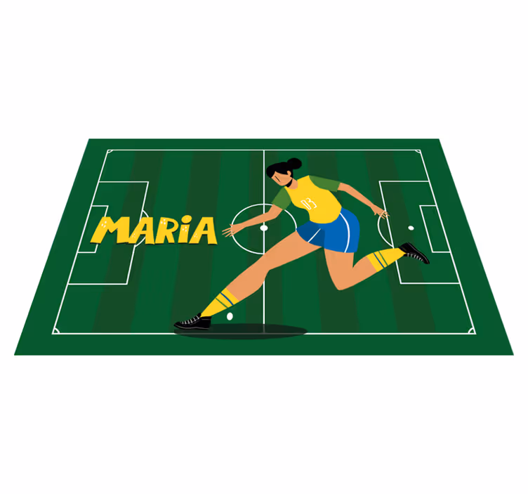 Individuais de mesa com nome de jogadora - TenStickers