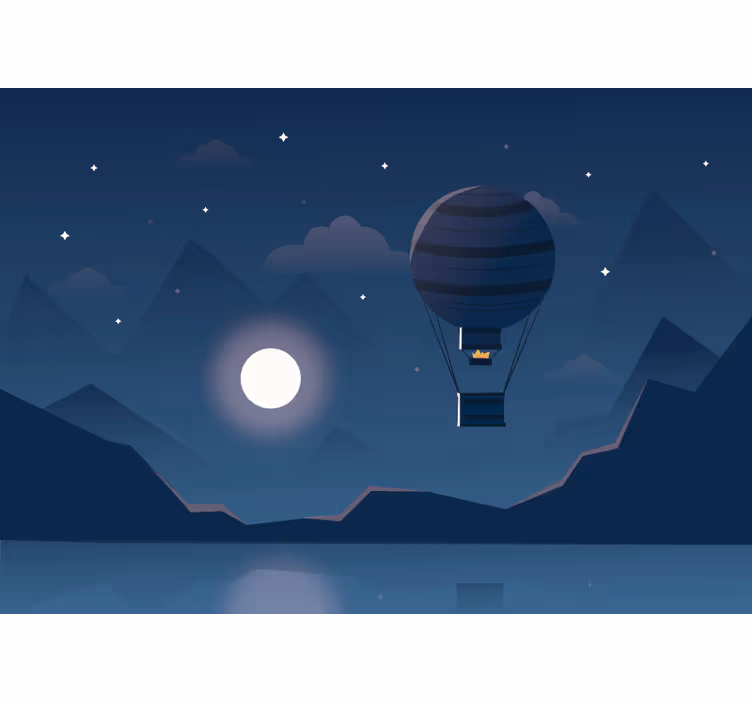 Fotomural Expedição Noturna - TenStickers