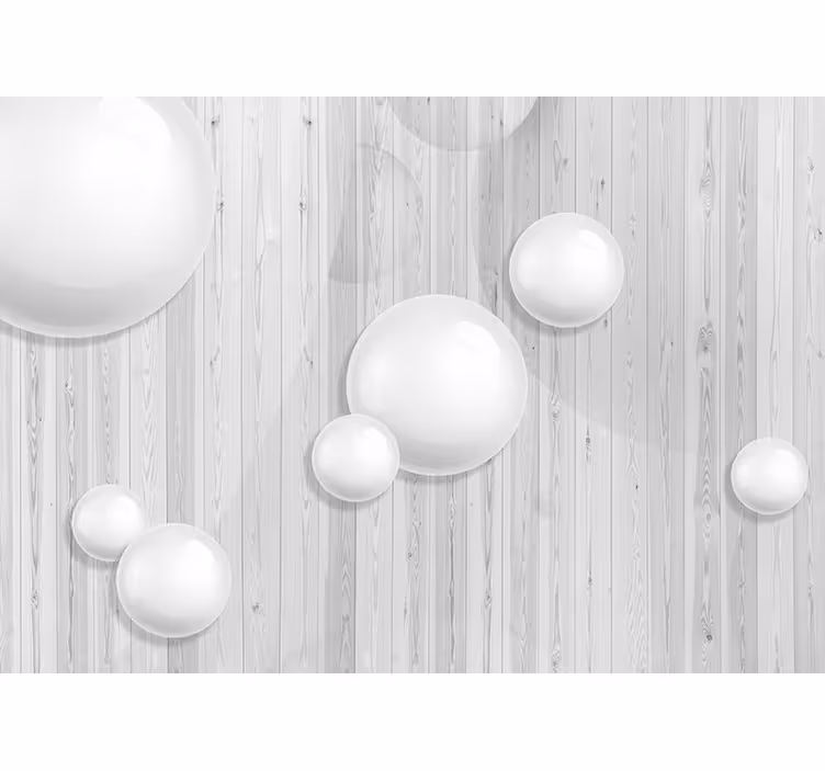 Murais de Parede 3D Bolas - TenStickers