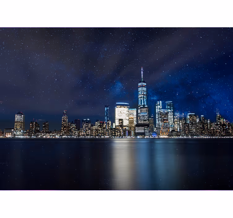 Murais de Parede Noite Estrelada em Nova York - TenStickers