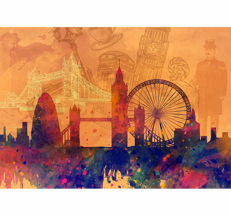 Fotomurais cidades e países Ruas de Londres - TenStickers