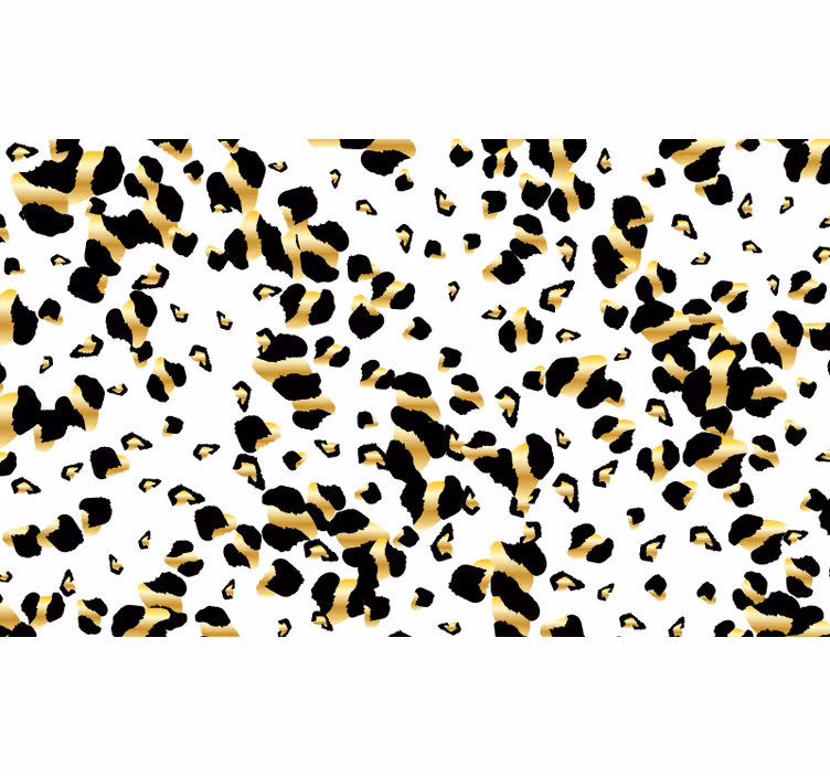 Mural de parede africano com estampa de pele de leopardo - TenStickers
