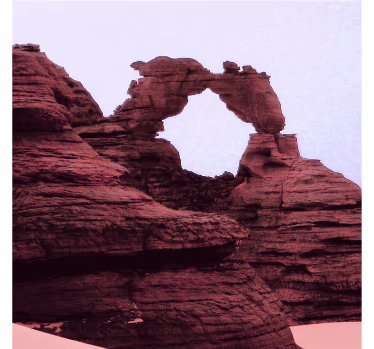 Mural de parede desertos com fotografia estética de arenito - TenStickers