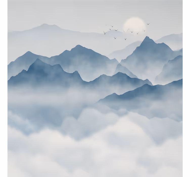 Mural de parede montanha natureza - TenStickers