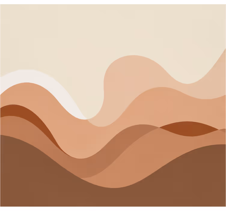Mural de parede padrões e texturas terracota - TenStickers