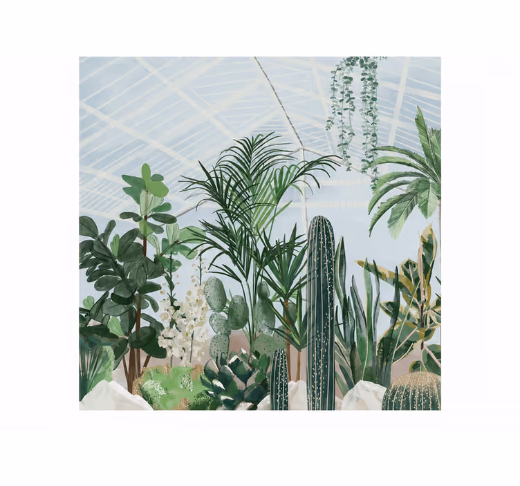 Mural de parede natureza jardim botânico enorme - TenStickers