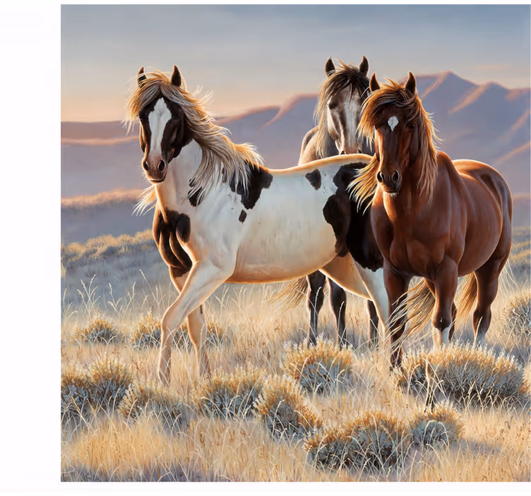 Mural de parede animais cavalo - TenStickers