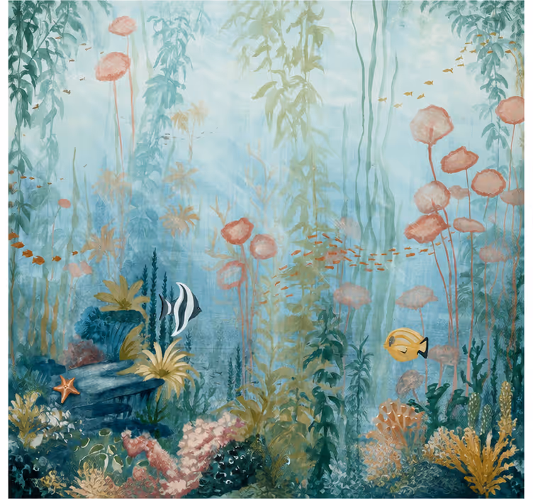 Mural de parede mar mundo oceânico - TenStickers