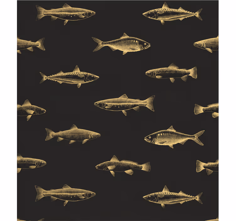 Mural de parede mar peixe - TenStickers