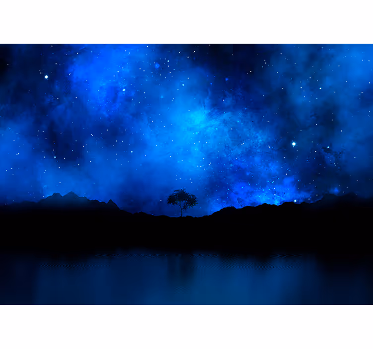 Fotomurais de paisagens Noite Mágica - TenStickers