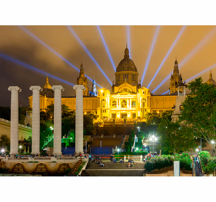 Murais de Parede Barcelona Palácio de Montjuic - TenStickers