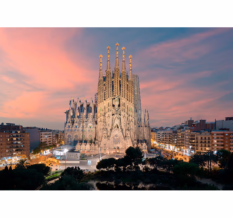 Fotomural decorativo Sagrada Família Barcelona - TenStickers