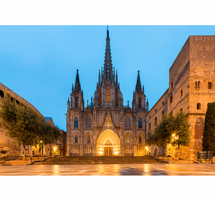 Mural de parede Catedral de Barcelona - TenStickers