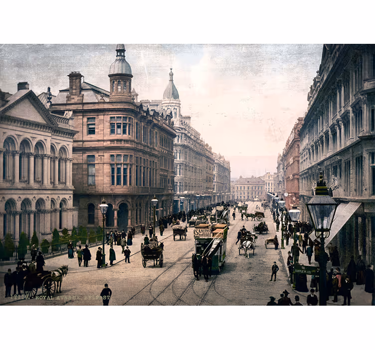Fotomural cidade de Belfast - TenStickers