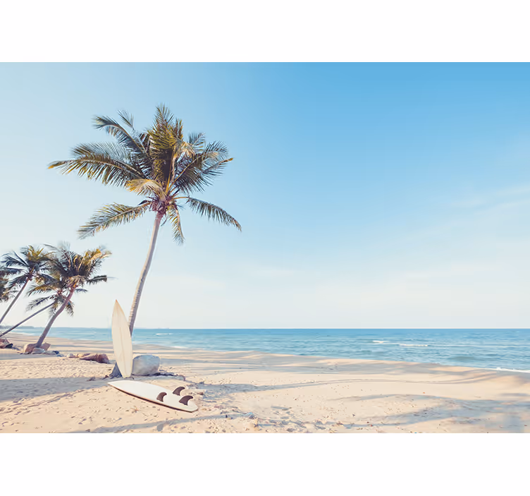 Fotomural de praia tropical - TenStickers