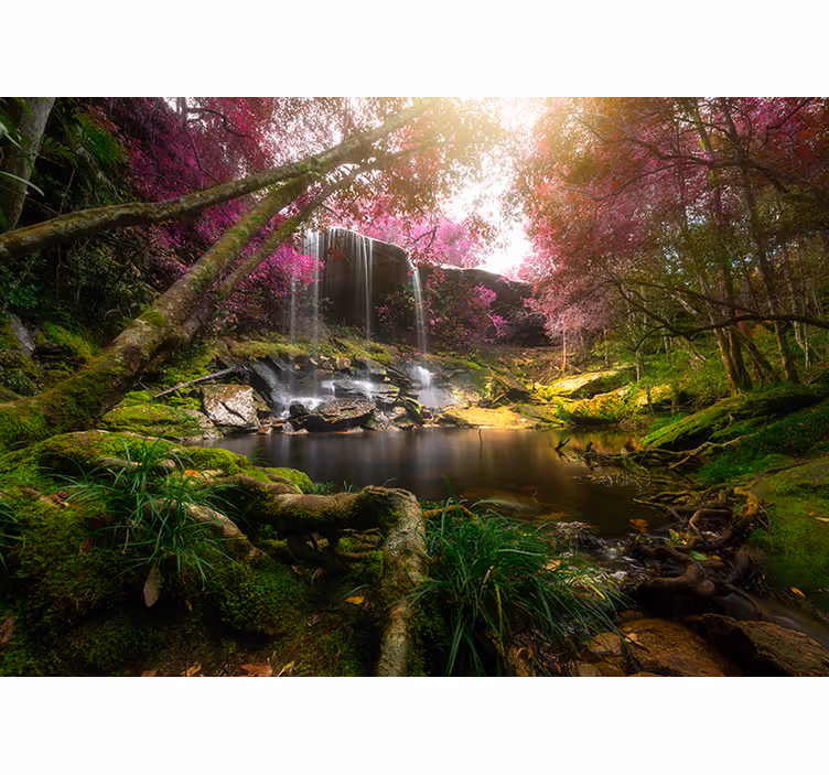 Fotomural de cascatas selvagem - TenStickers
