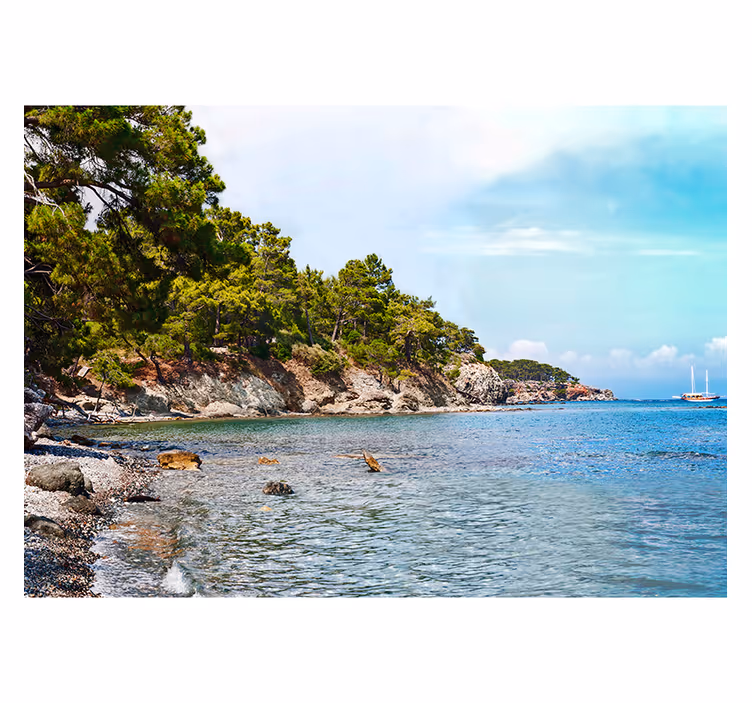 Fotomural de parede mar Antalya beach - TenStickers