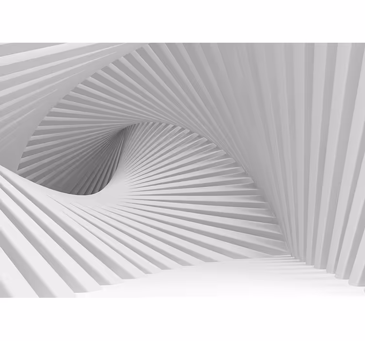 Fotomural de parede 3d ondas de degraus - TenStickers