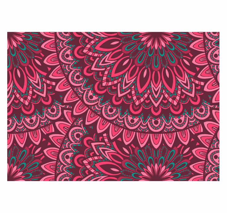 Murais de Parede Mandala floral - TenStickers