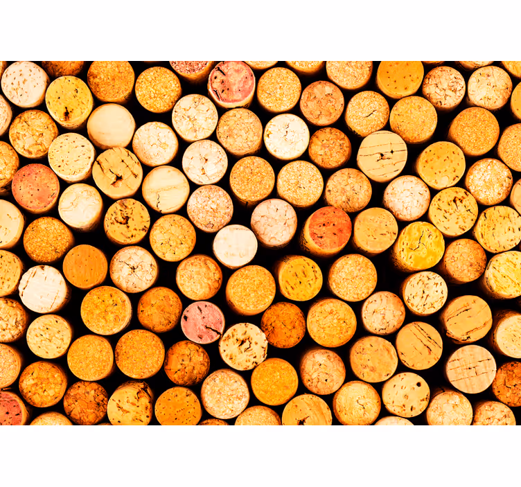 Murais de Parede 3D Rolhas de vinho - TenStickers