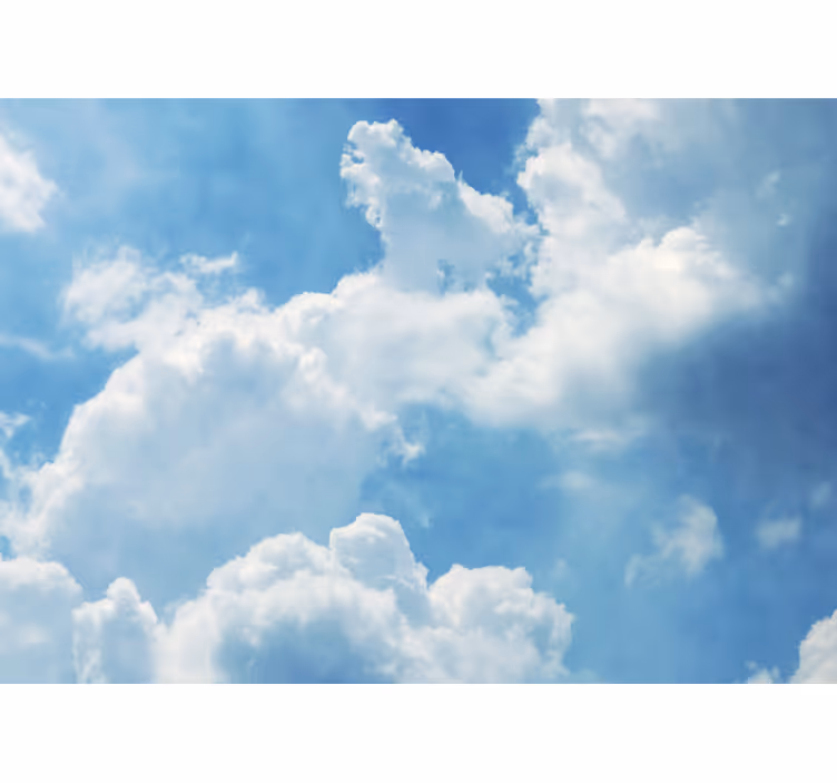Mural de parede céu nuvens cumulus celestial - TenStickers