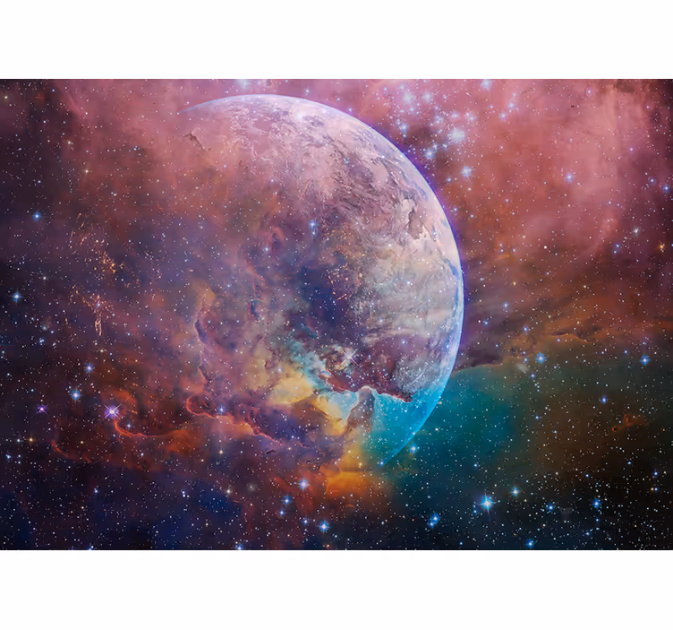 Mural de parede espaço cena de nebulosa celestial - TenStickers
