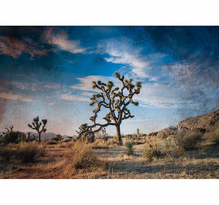 Mural de parede natureza paisagem de árvore de joshua - TenStickers
