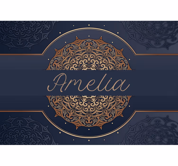 Mural de parede mandalas com design de padrão ornamentado - TenStickers