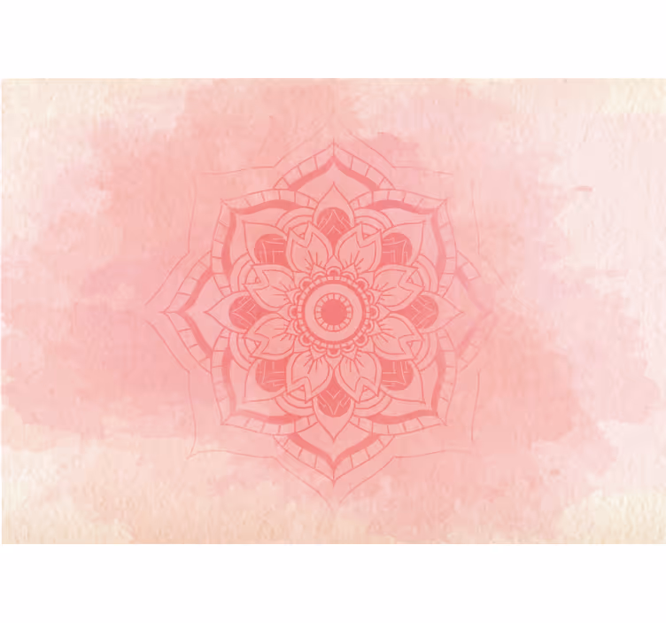 Mural de parede mandalas mandala floral elegante - TenStickers