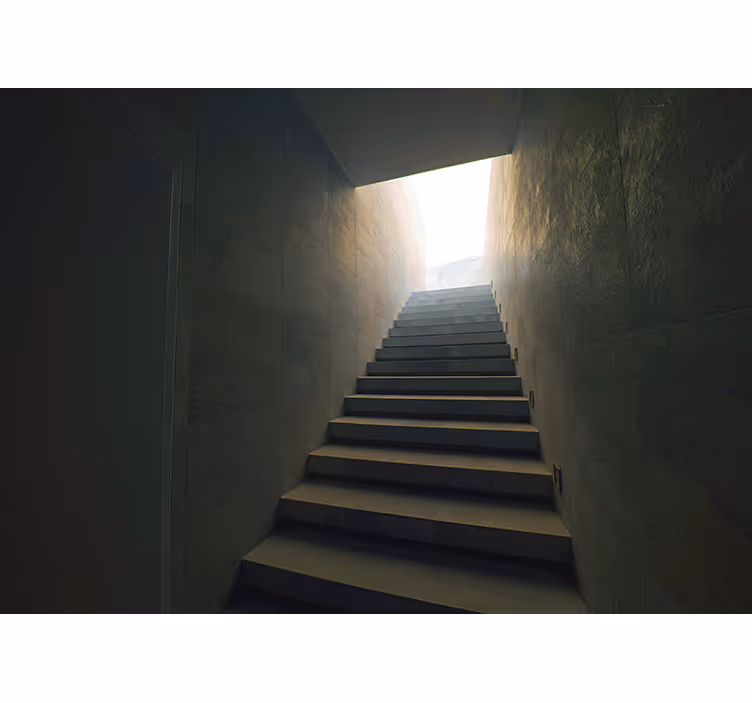 Fotomurais de paisagens escada para a luz - TenStickers