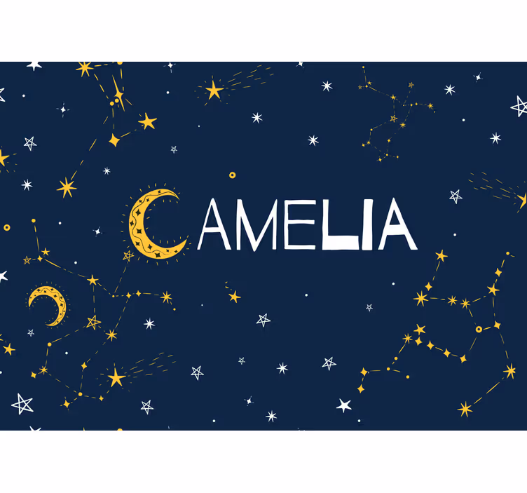 Murais de Parede Constelações e lua - TenStickers