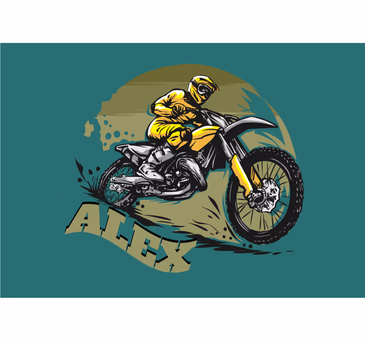 Mural de parede veículos ação do motocross - TenStickers