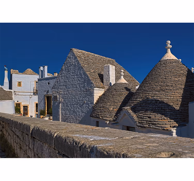 Fotomurais cidades e países telhados de trulli - TenStickers